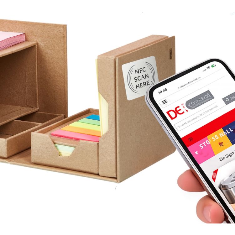 Picture of Desk Organiser Sticky Note Memo Holder