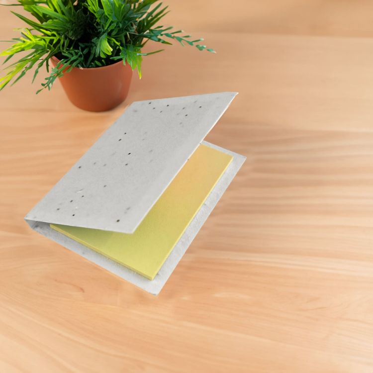 Picture of Corn Poppy Seed Sticky Note Pad