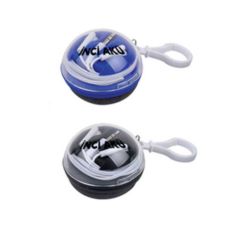 Picture of Earbuds in Case with Screen Cleaner