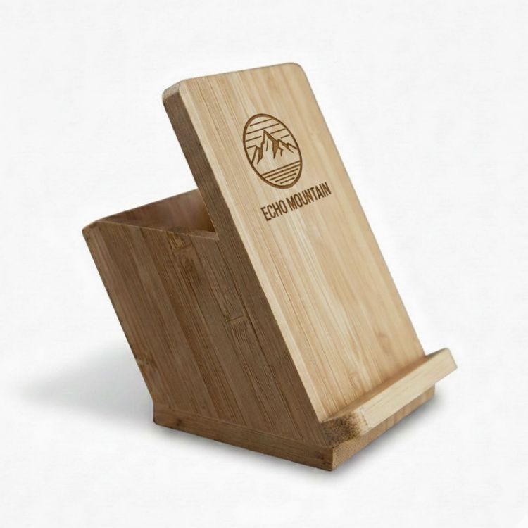 Picture of Bamboo Mobile Stand and Pen Holder