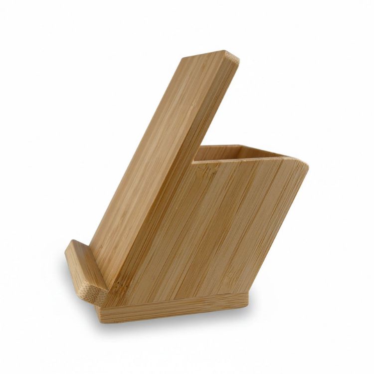 Picture of Bamboo Mobile Stand and Pen Holder