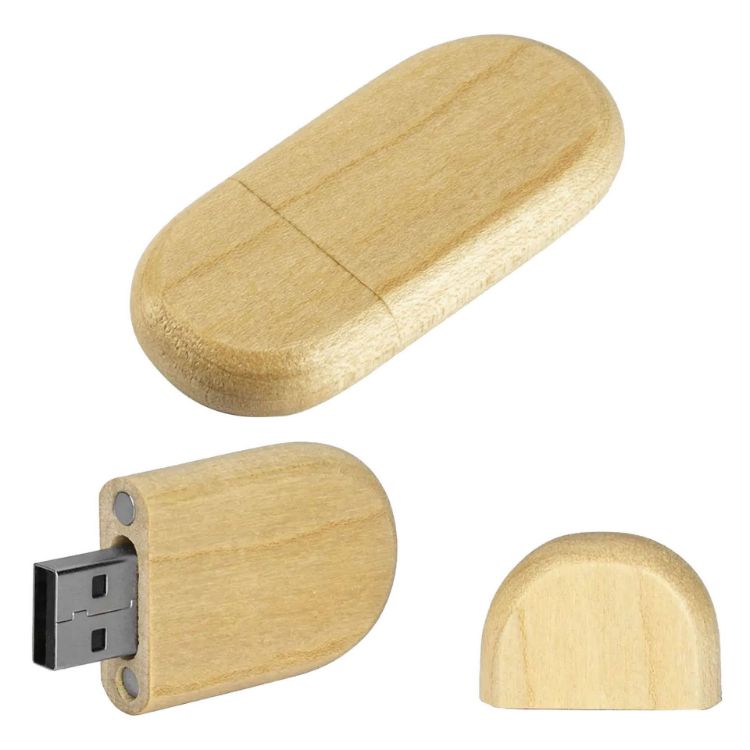 Picture of Okoolar Bamboo USB 16GB