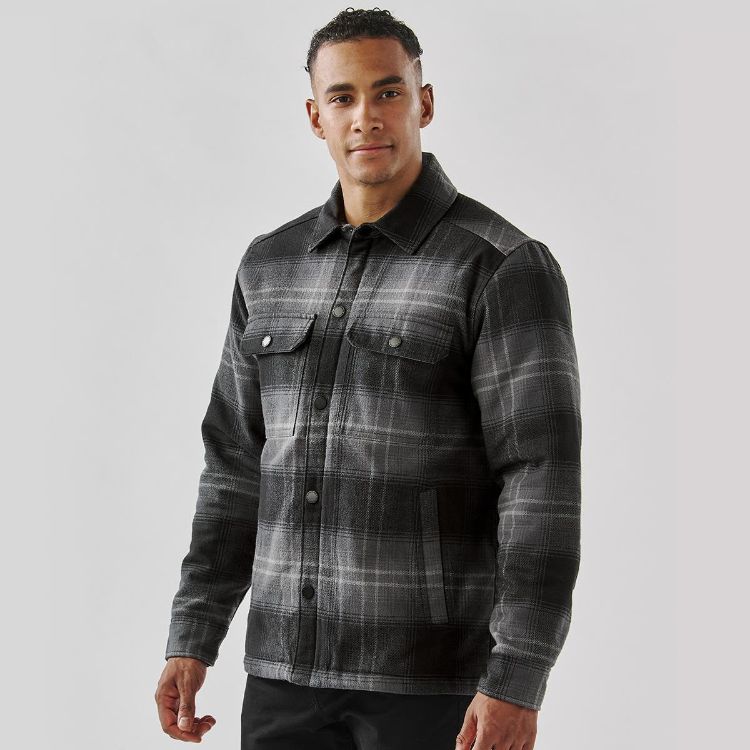 Picture of Men's Highland Sherpa Lined Plaid Jacket