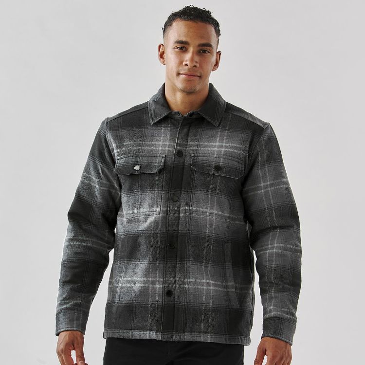 Picture of Men's Highland Sherpa Lined Plaid Jacket