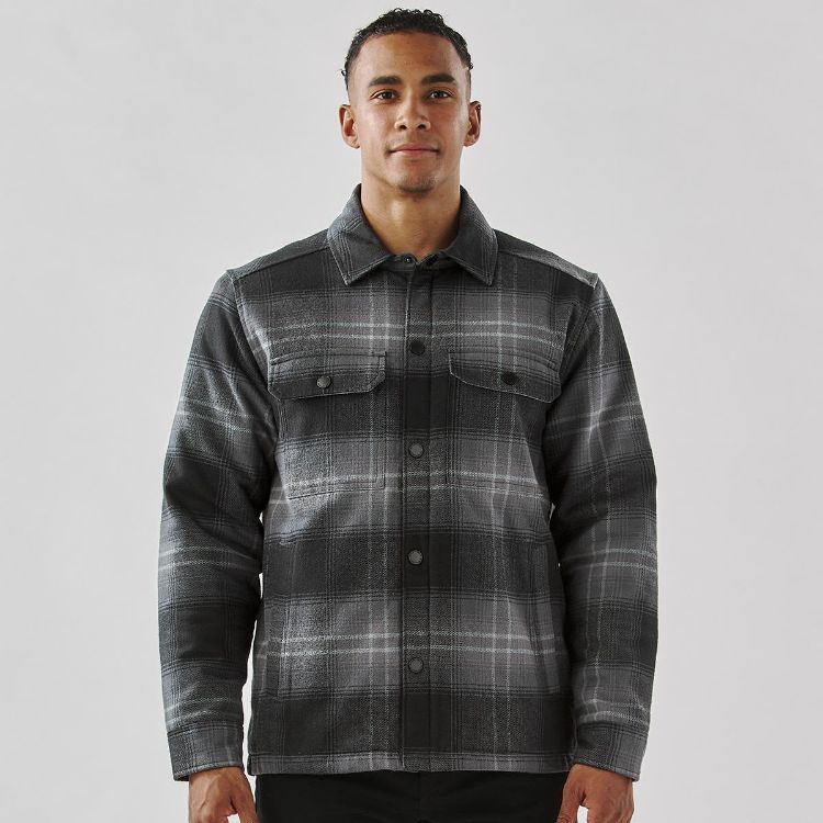 Picture of Men's Highland Sherpa Lined Plaid Jacket