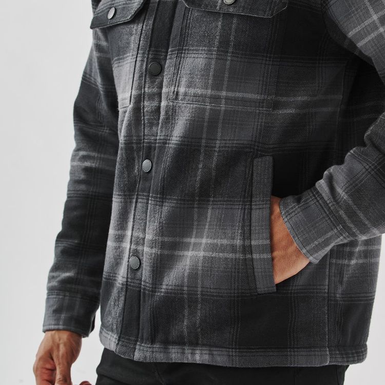 Picture of Men's Highland Sherpa Lined Plaid Jacket