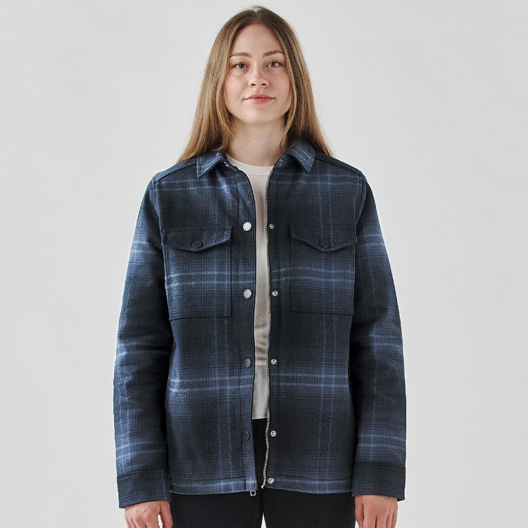 Picture of Women's Highland Sherpa Lined Plaid Jacket