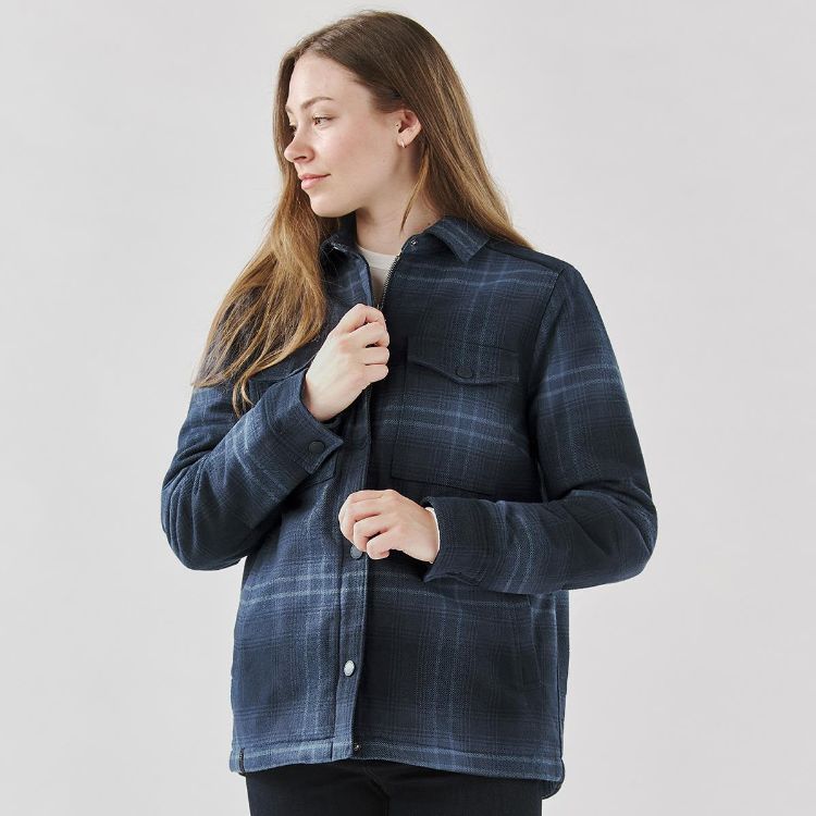 Picture of Women's Highland Sherpa Lined Plaid Jacket