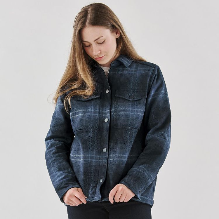 Picture of Women's Highland Sherpa Lined Plaid Jacket
