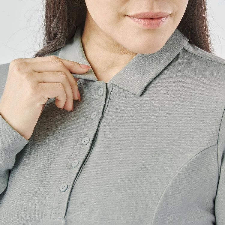 Picture of Women's Nevada L/S Micro Pique Polo