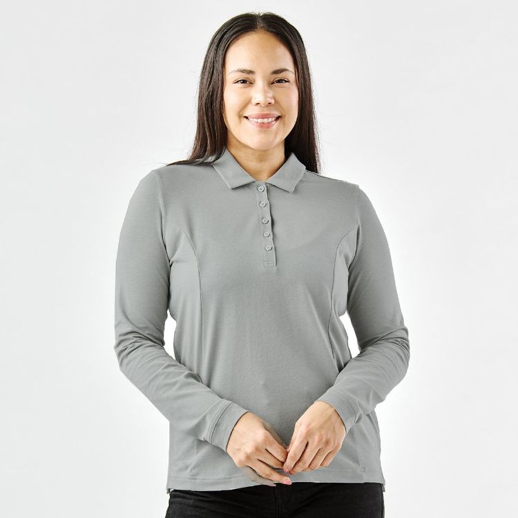 Picture of Women's Nevada L/S Micro Pique Polo