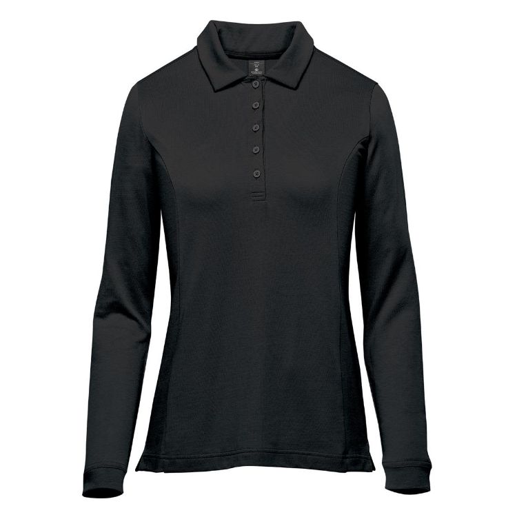 Picture of Women's Nevada L/S Micro Pique Polo
