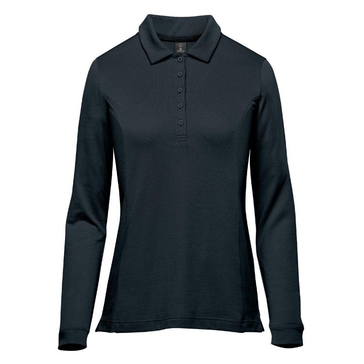 Picture of Women's Nevada L/S Micro Pique Polo