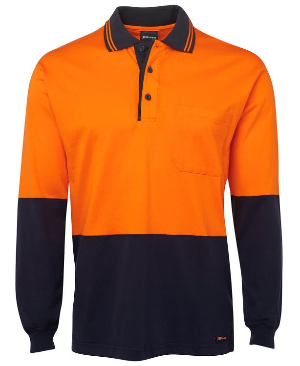 Picture of JB's Hv L/S Cotton Polo