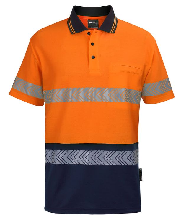 Picture of JB's Hv S/S D+N C/Back Segmented Tape Polo
