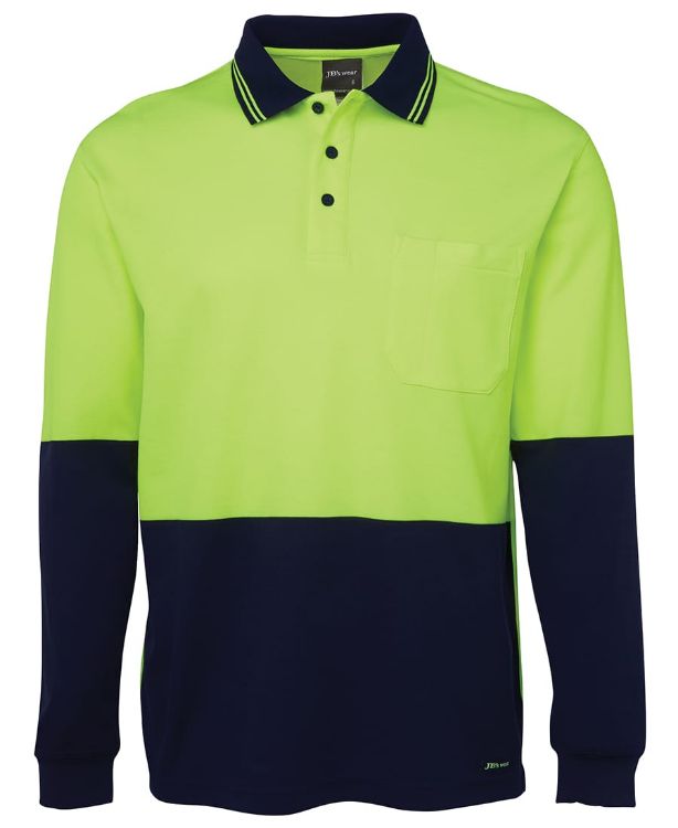 Picture of JB's Hv L/S Cotton Back Polo