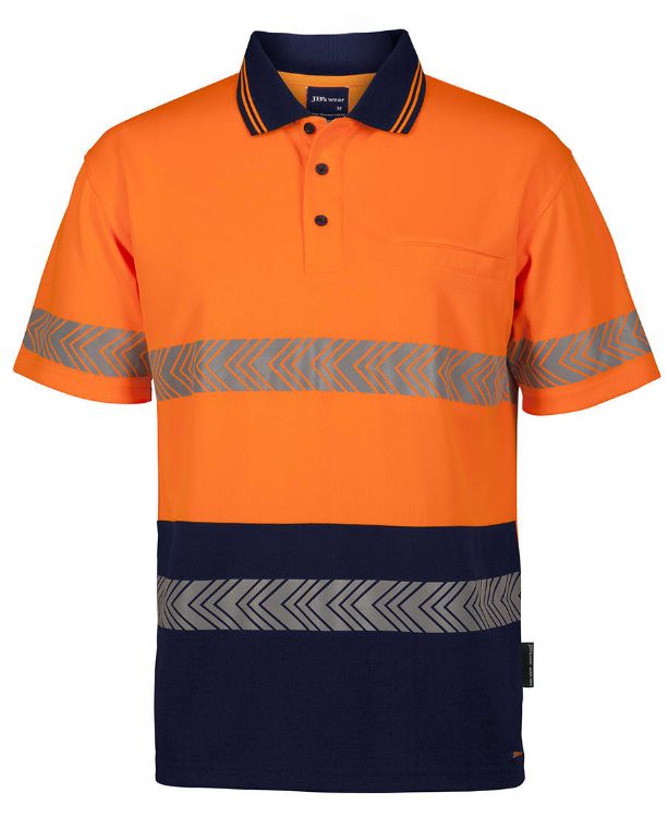 Picture of JB's Hv S/S Segmented Tape Polo