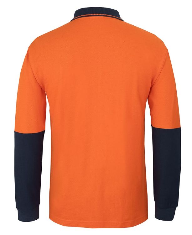 Picture of JB's Hv L/S Cotton Pique Trad Polo