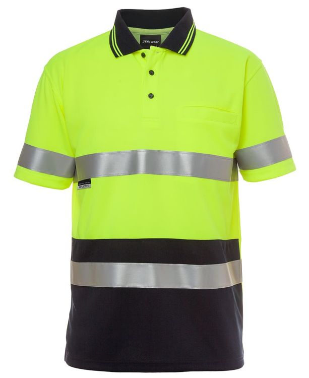 Picture of JB's Hv S/S Non Cuff (D+N) Trad Polo