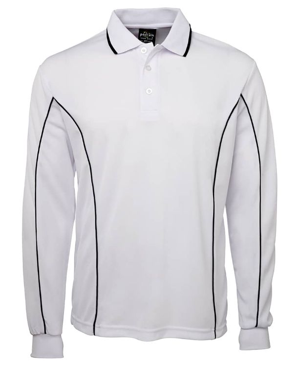 Picture of Podium L/S Piping Polo