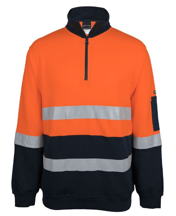 Picture of JB's Hv 310 (D+N) Cotton 1/2 Zip Fleece