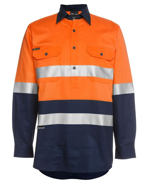 Picture of JB's Hv (D+N) Close Front L/S 190 G Shirt