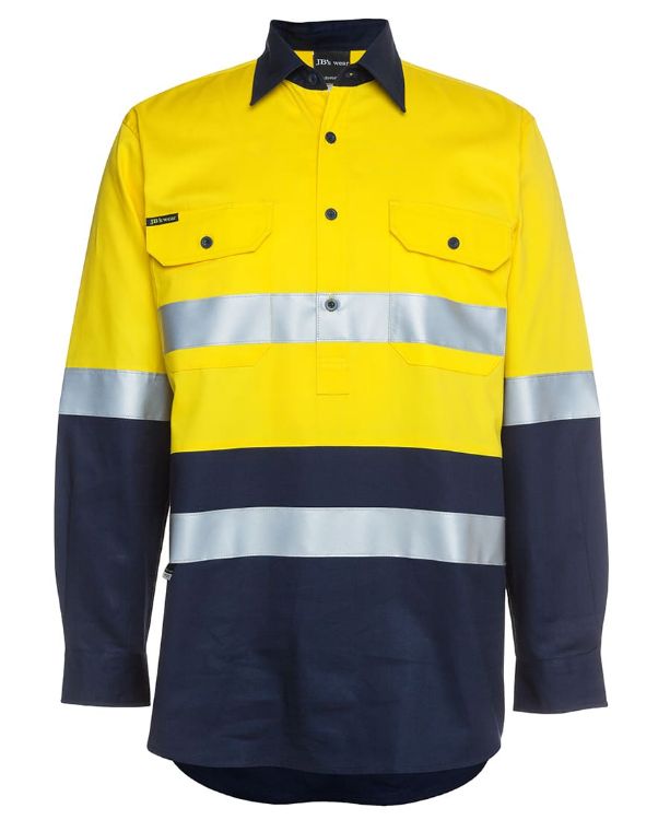Picture of JB's Hv (D+N) Close Front L/S 190 G Shirt