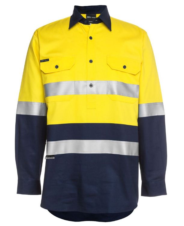 Picture of JB's Hv (D+N) Close Front L/S 190 G Shirt