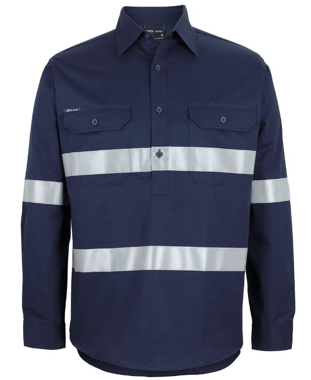 Picture of JB's Close Front L/S 150 G W/Shirt Reflective Tape