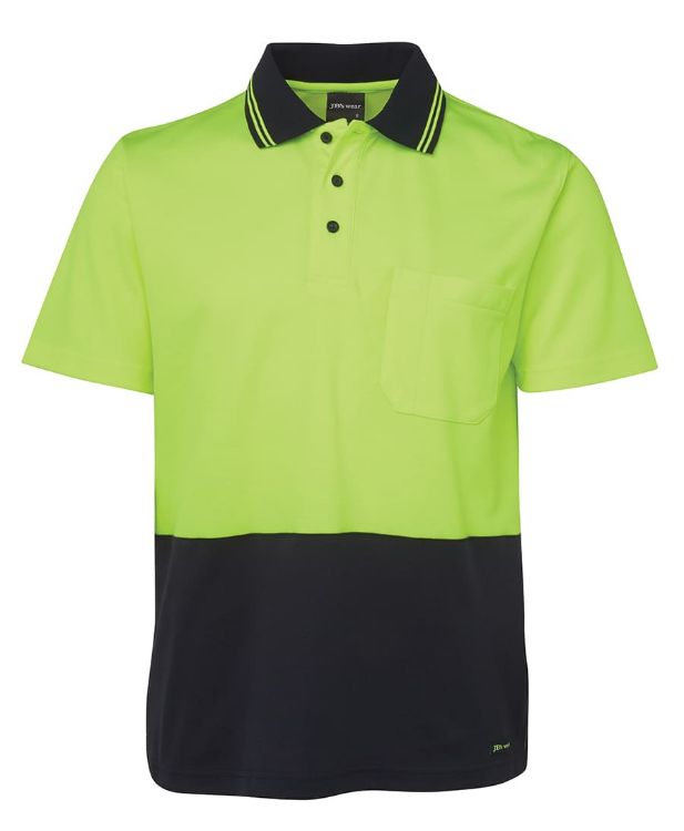 Picture of JB's Hv Non Cuff S/S Cotton Back Polo