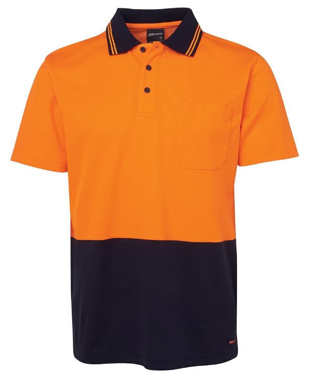 Picture of JB's Hv Non Cuff S/S Cotton Back Polo