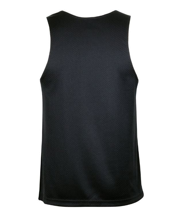 Picture of Podium Cool Jacquard Singlet Royal/White/Grey