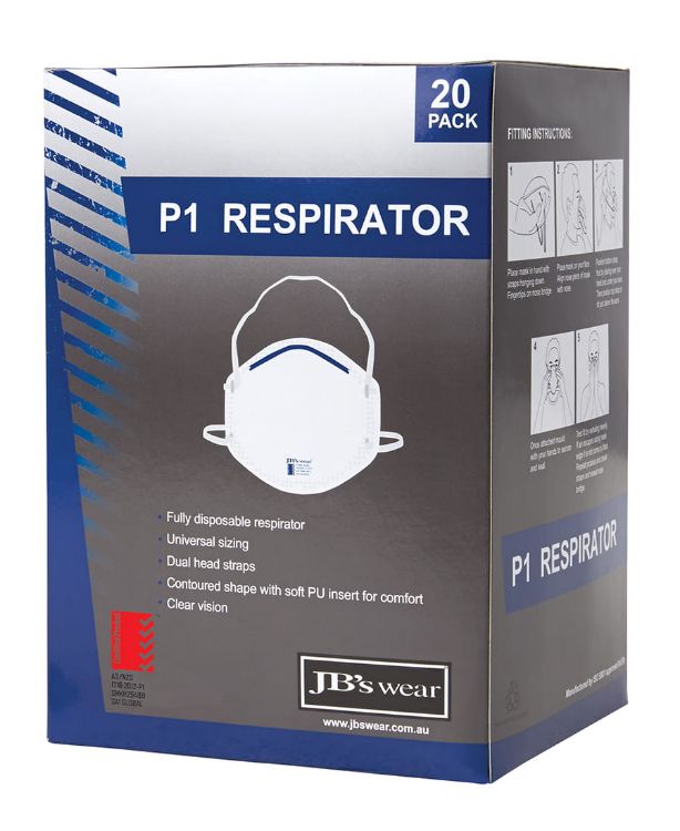 Picture of JB's P1 Respirator (20 Pc)