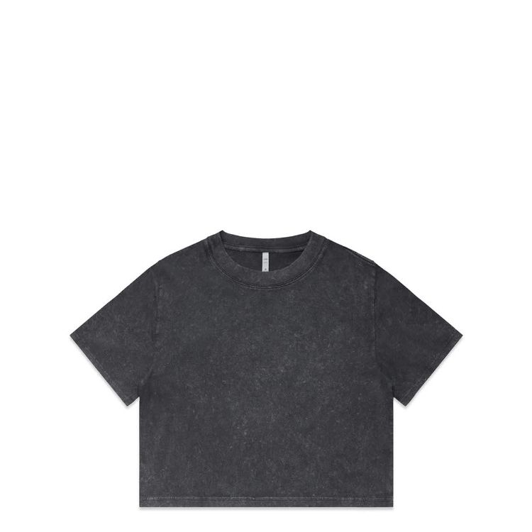 Picture of Wo's Stone Wash Heavy Crop Tee