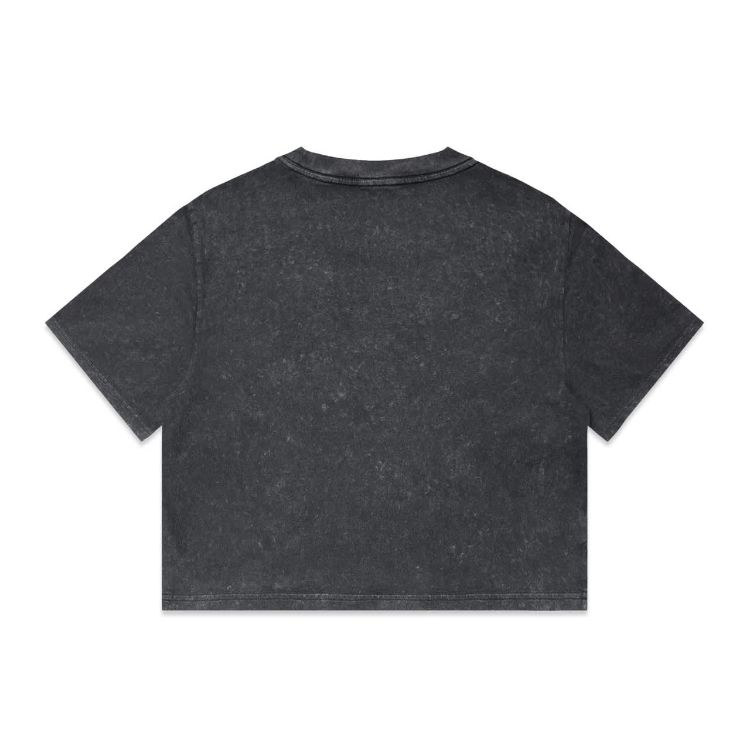 Picture of Wo's Stone Wash Heavy Crop Tee