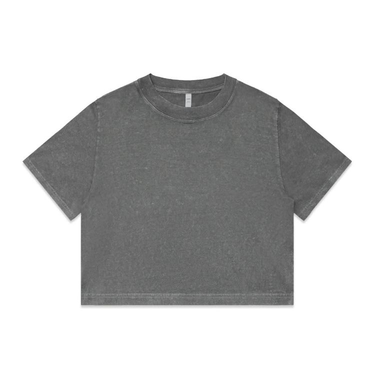 Picture of Wo's Stone Wash Heavy Crop Tee