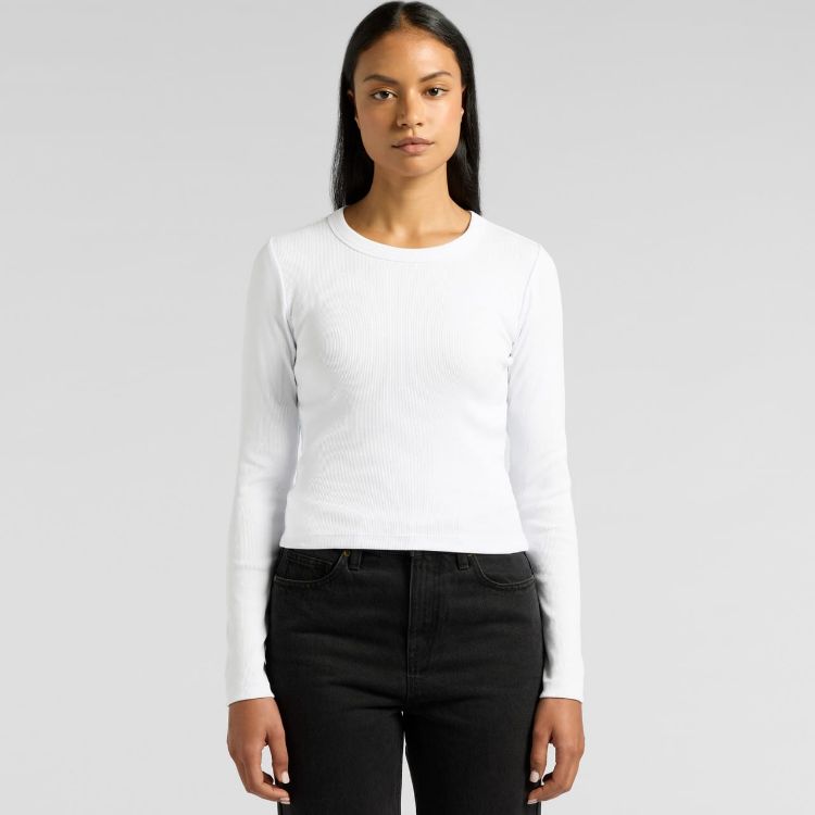 Picture of Wo's Organic Rib L/S Tee