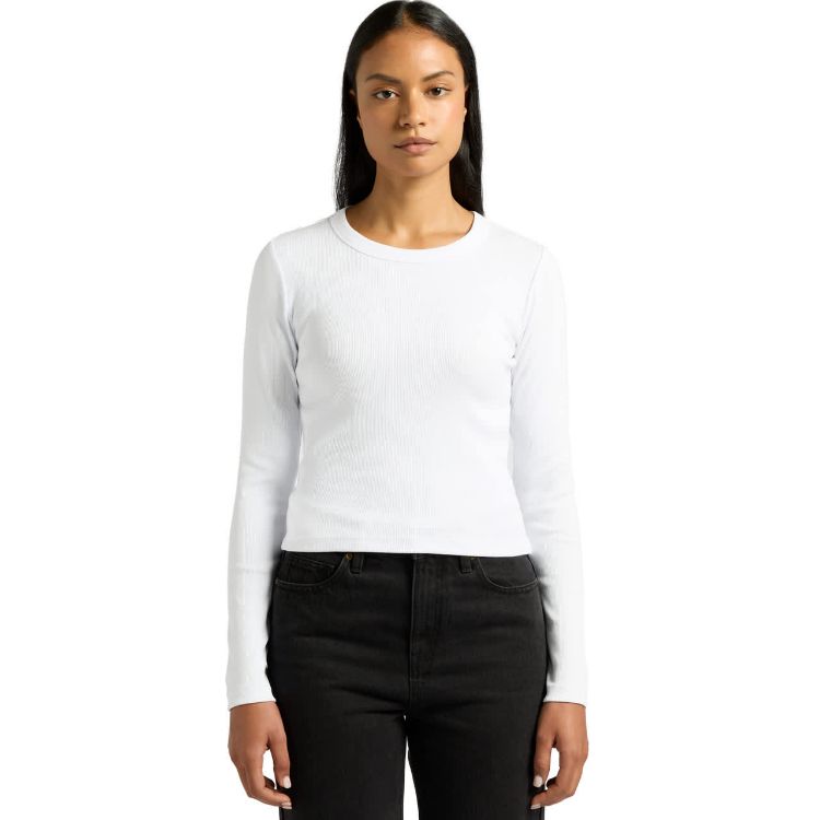 Picture of Wo's Organic Rib L/S Tee