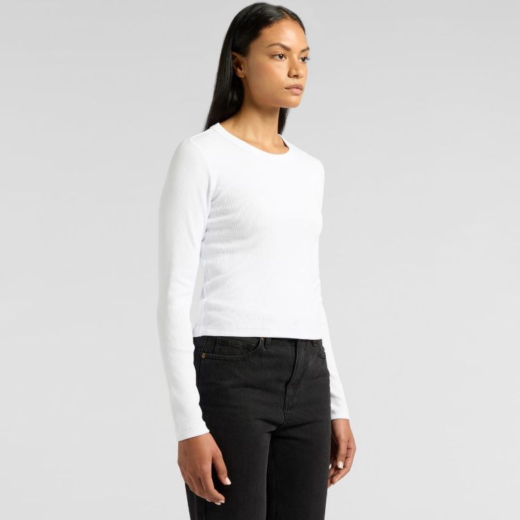Picture of Wo's Organic Rib L/S Tee