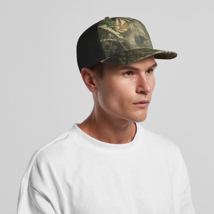 Picture of Mesh Contrast Camo Cap