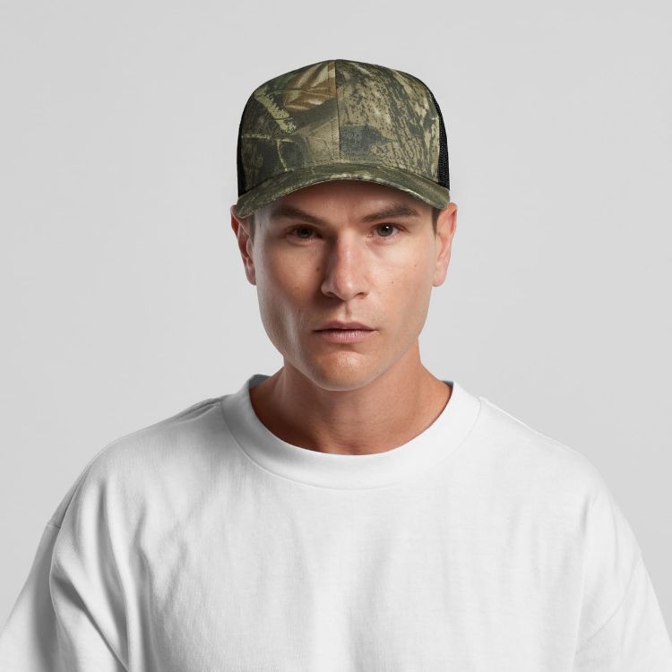 Picture of Mesh Contrast Camo Cap