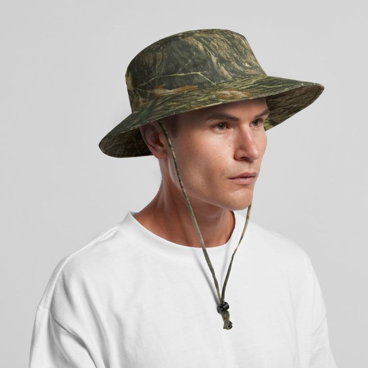 Picture of Wide Brim Camo Bucket Hat