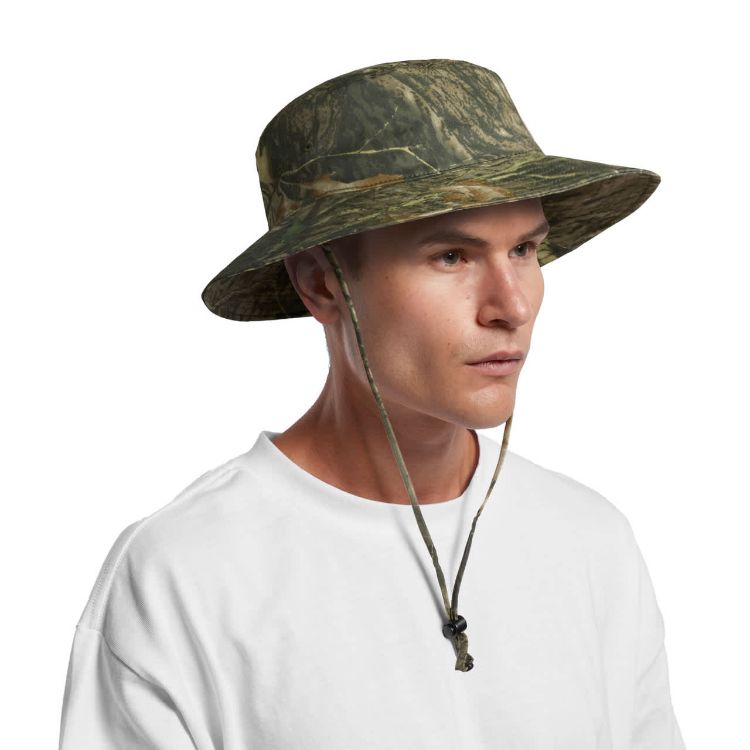 Picture of Wide Brim Camo Bucket Hat