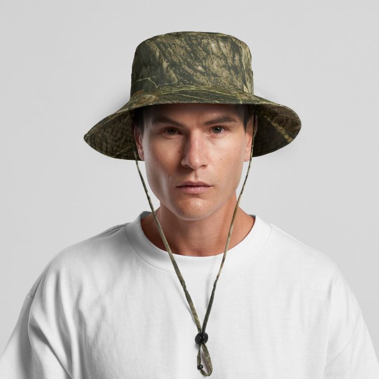 Picture of Wide Brim Camo Bucket Hat