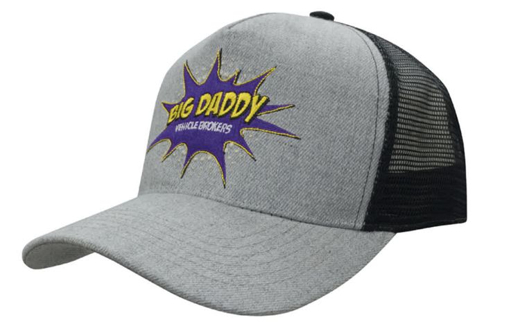 Picture of Grey Marle American Twill With Mesh Back