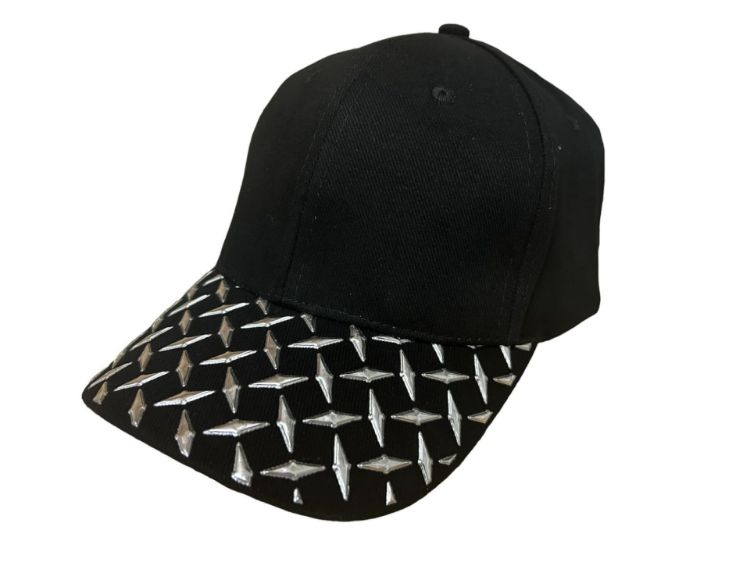 Picture of Brushed Heavy Cotton with Checker Plate on Peak
