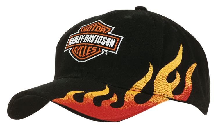 Picture of Brushed Heavy Cotton with Flame Embroidery