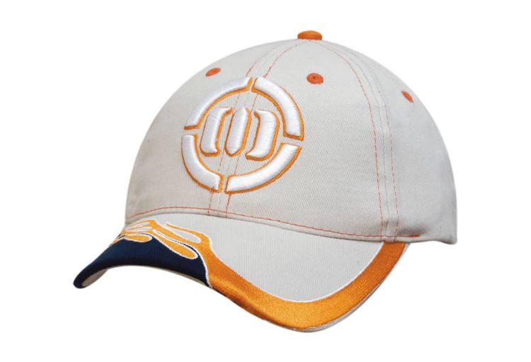 Picture of Brushed Heavy Cotton with Blaze Embroidery on Peak and Contrasting Stitching