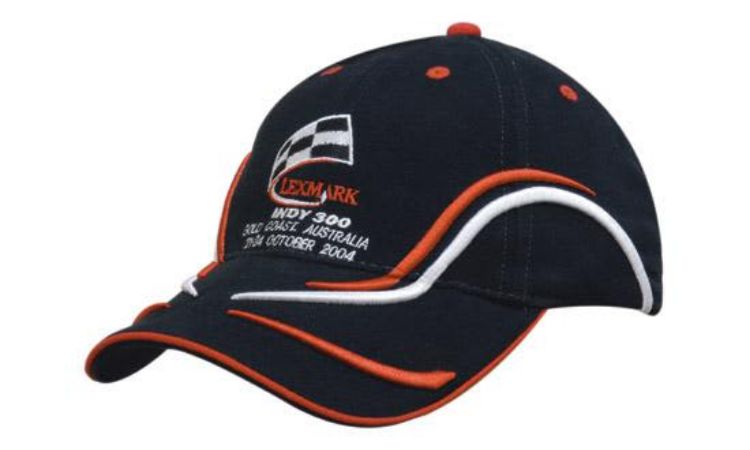 Picture of Brushed Heavy Cotton with Running Line Embroidery on Peak and Crown