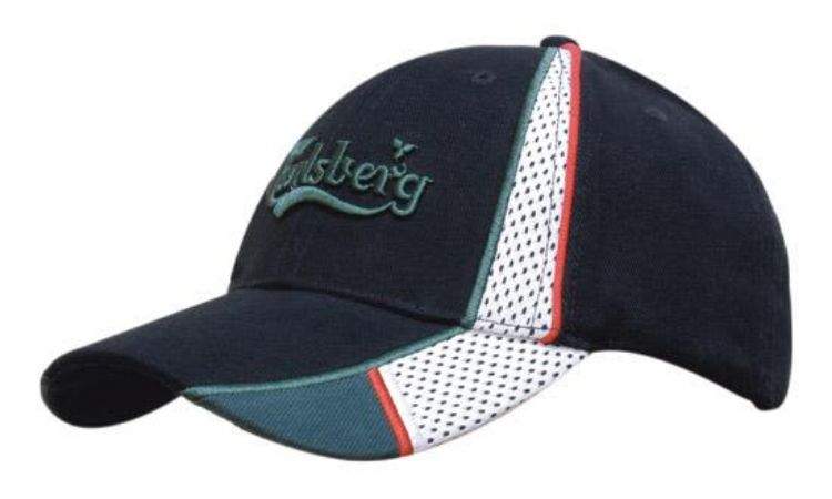 Picture of Brushed Heavy Cotton with Peak and Crown Mesh Inserts